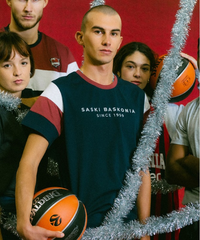 Camiseta Moda Baskonia Since 1959 Marino SS24