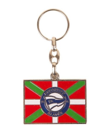 Llavero Ikurriña Nuevo Escudo Deportivo Alavés