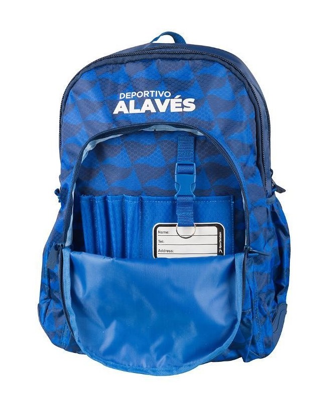 Mochila Escolar Doble St/Ac Deportivo Alavés (Adaptable A Carro)