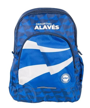 Mochila Escolar Doble St/Ac Deportivo Alavés (Adaptable A Carro)