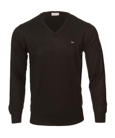 Jersey Mo Premium De Punto Negro Cuello Pico, Deportivo Alavés