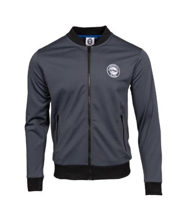 Chaqueta Zip Gris Pockets Deportivo Alavés