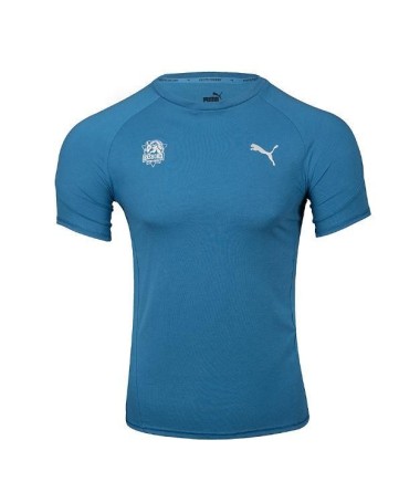 Camiseta Puma X Baskonia Azul Logo Plata