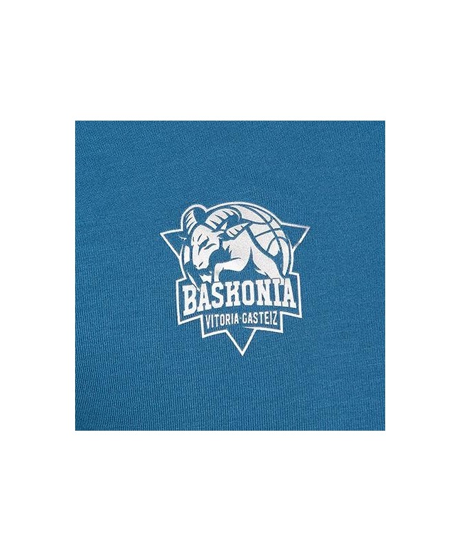 Camiseta Puma X Baskonia Azul Logo Plata